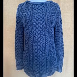L.L. Bean Signature Fisherman Tunic Sweater